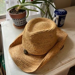 STRAW COWBOY HAT